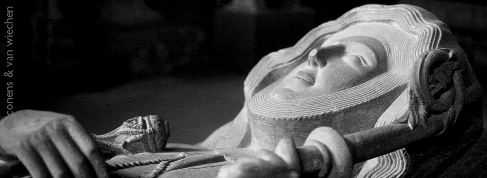 sarcofaag van een dame van stand - spanje 13e eeuw